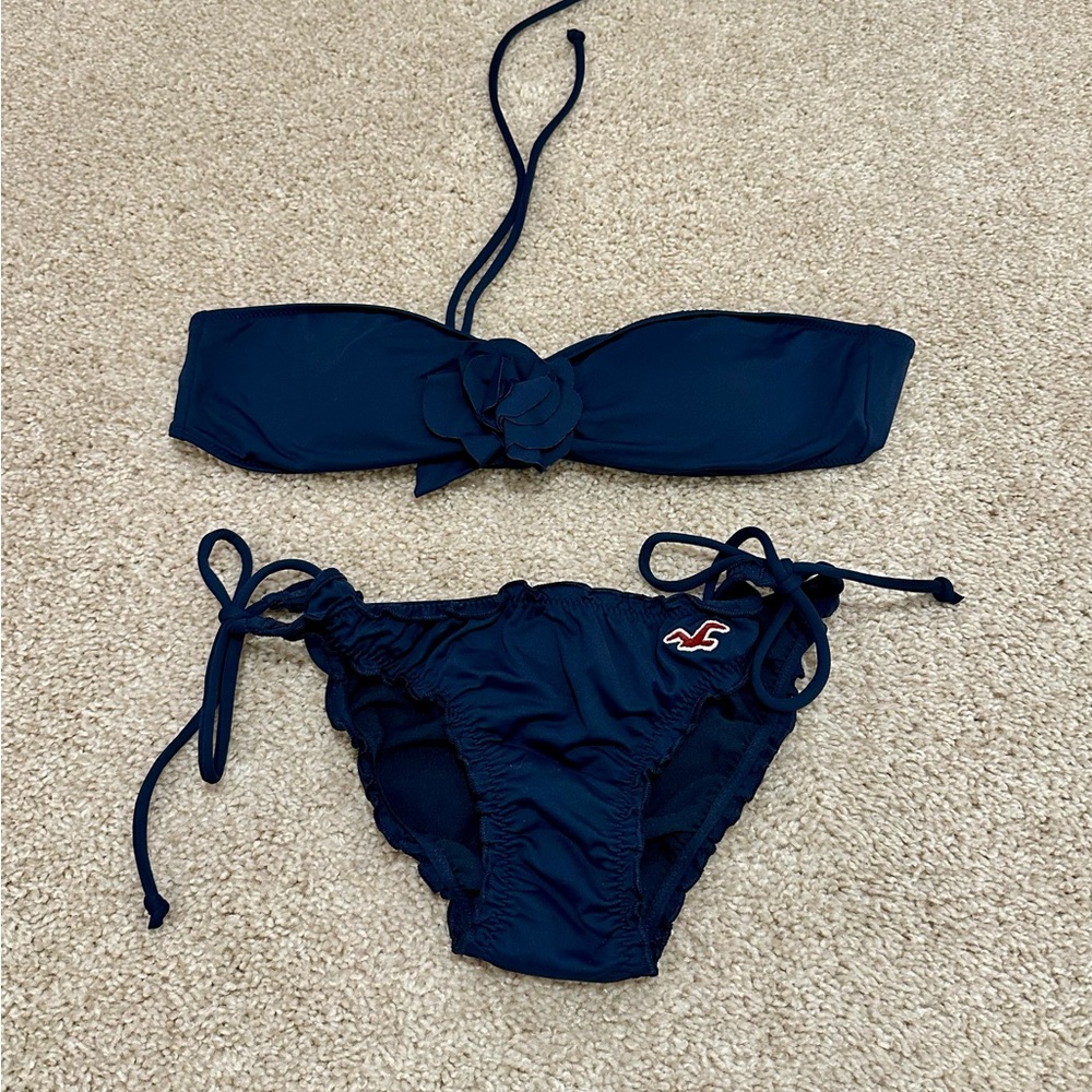 Hollister Dark Blue Bikini